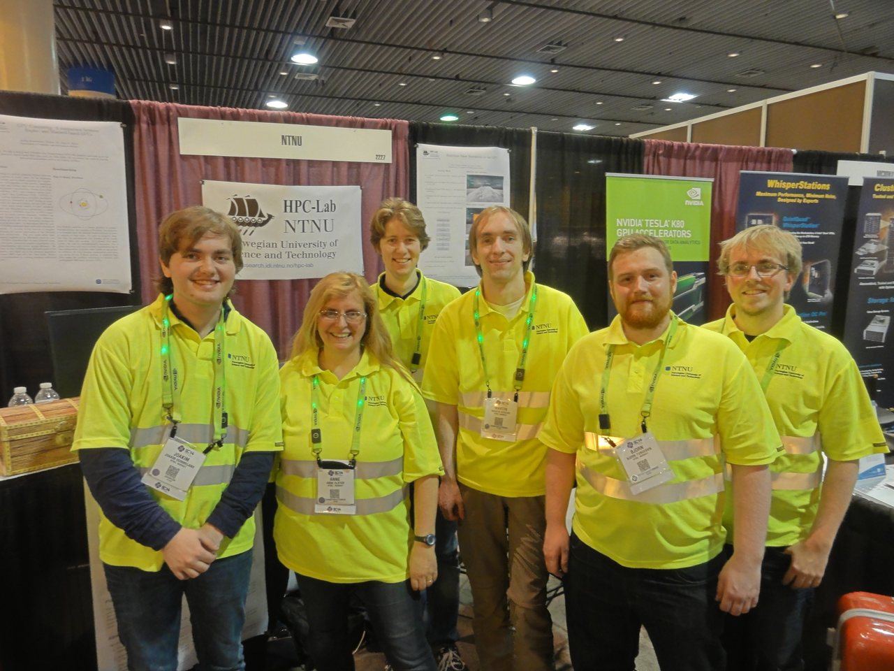 Photo from the HPC-Lab booth at SC14 in New Orleans, Nov 2014