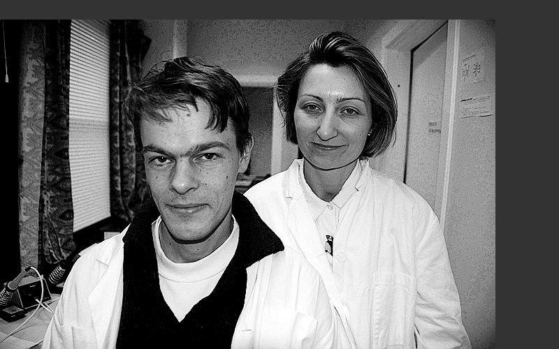 May-Britt and Edvard Moser. Photo.