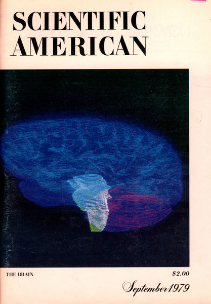 The cover of the 1979 Scientific American "Brain Issue"