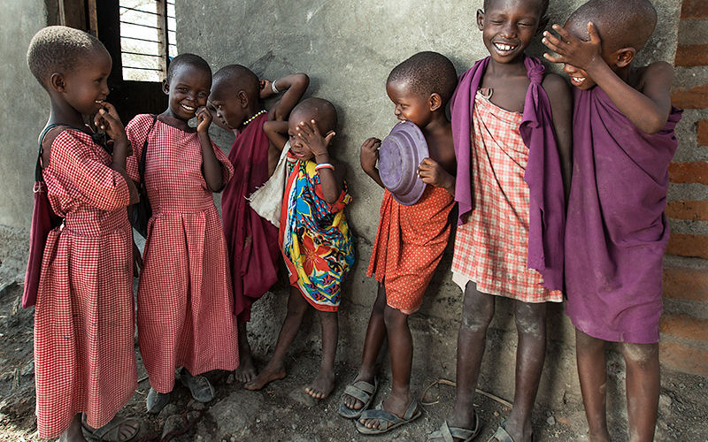 Schoolchildren, Loliondo Tanzania. Photo
