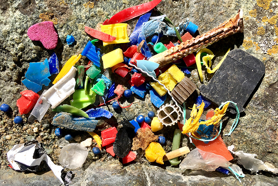Pile of plastic garbage. Photo