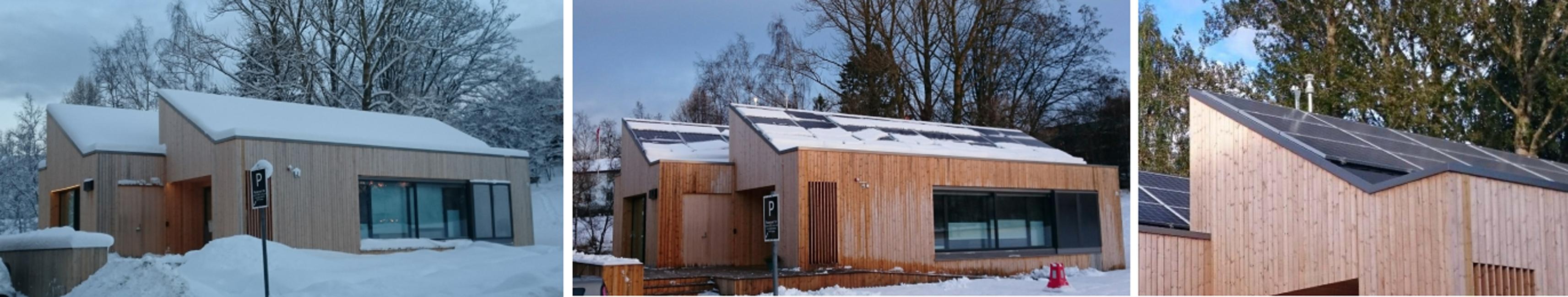 Picture of house with solar cells on the roof, photo: Clara Good