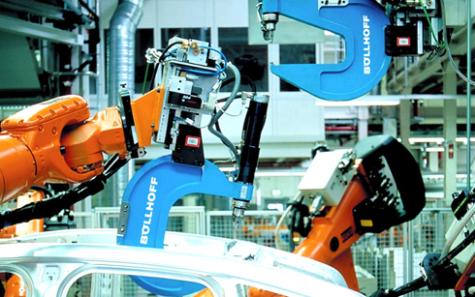 Automotive application of a riveting system