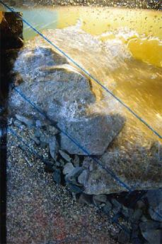 Breakwater model testing