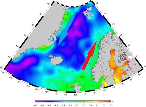 Ocean Circulation in North Atlantic and the Arctic sea
