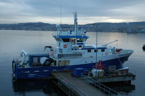 Gunnerus at NTNU Trondhjem Biological Station pier. Photo: S Linde