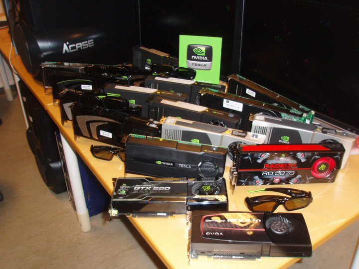 Some of our GPUs, December 2010