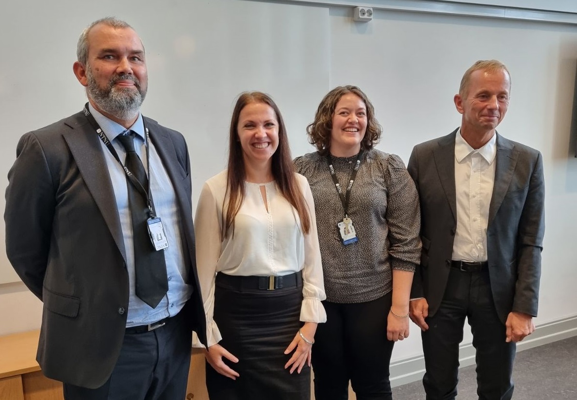 Assessment committee. Arnesens PhD defence. Photo