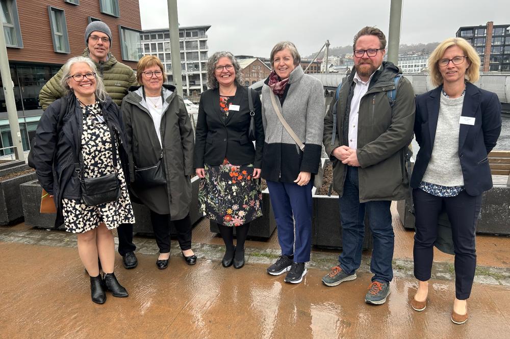 SFI Metal Production management group. Photo