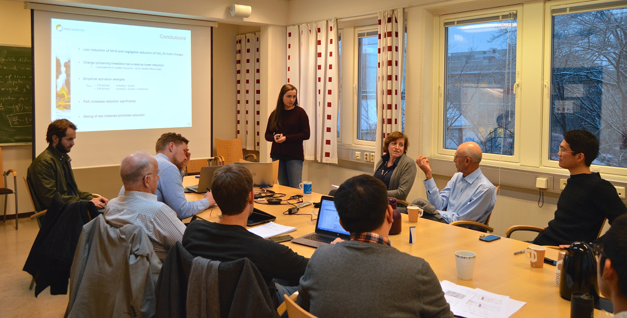 Trine Asklund Larssen giving her presentation. Photo: Kari Ravnestad Kjørholt