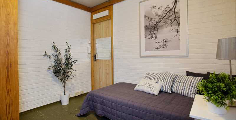 Example of a student room at Moholt Student Village