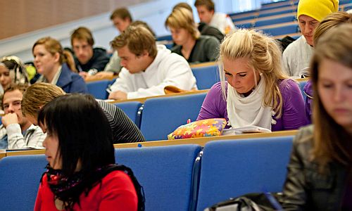Students, Gjøvik. Photo.