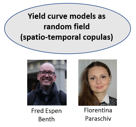 Text: Yield curve models as random field. Photo.