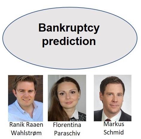 Text says Bankruptcy prediction. Photo. 