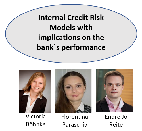 Text says Internal Credit Risk Models with implications on the bank`s performance. Photo.