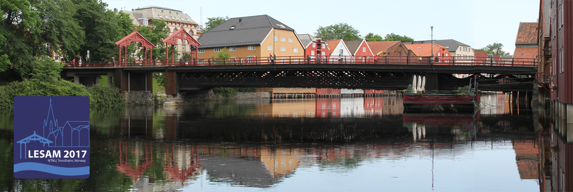 The old city bridge in Trondheim