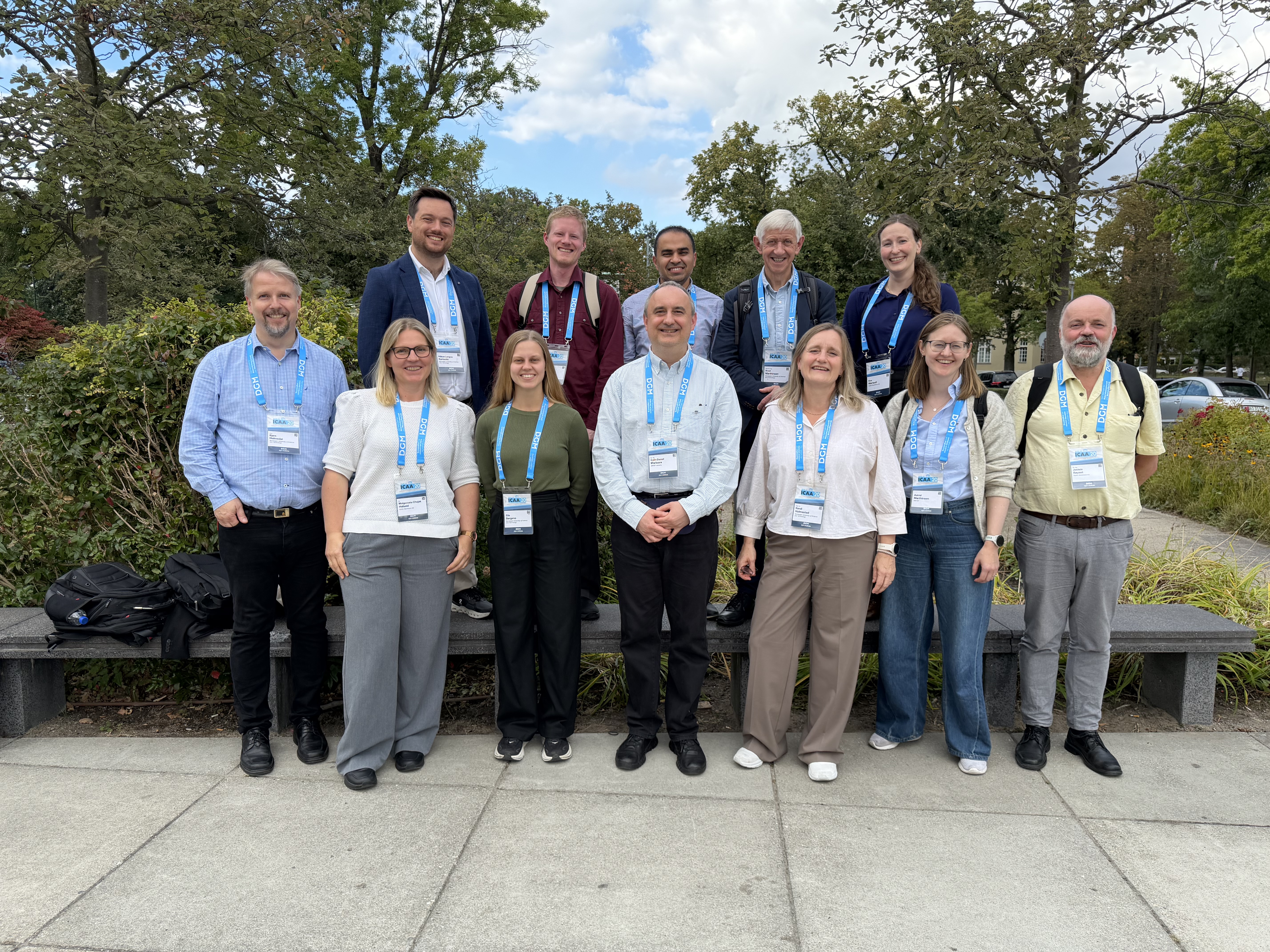 Group photo at ICAA.