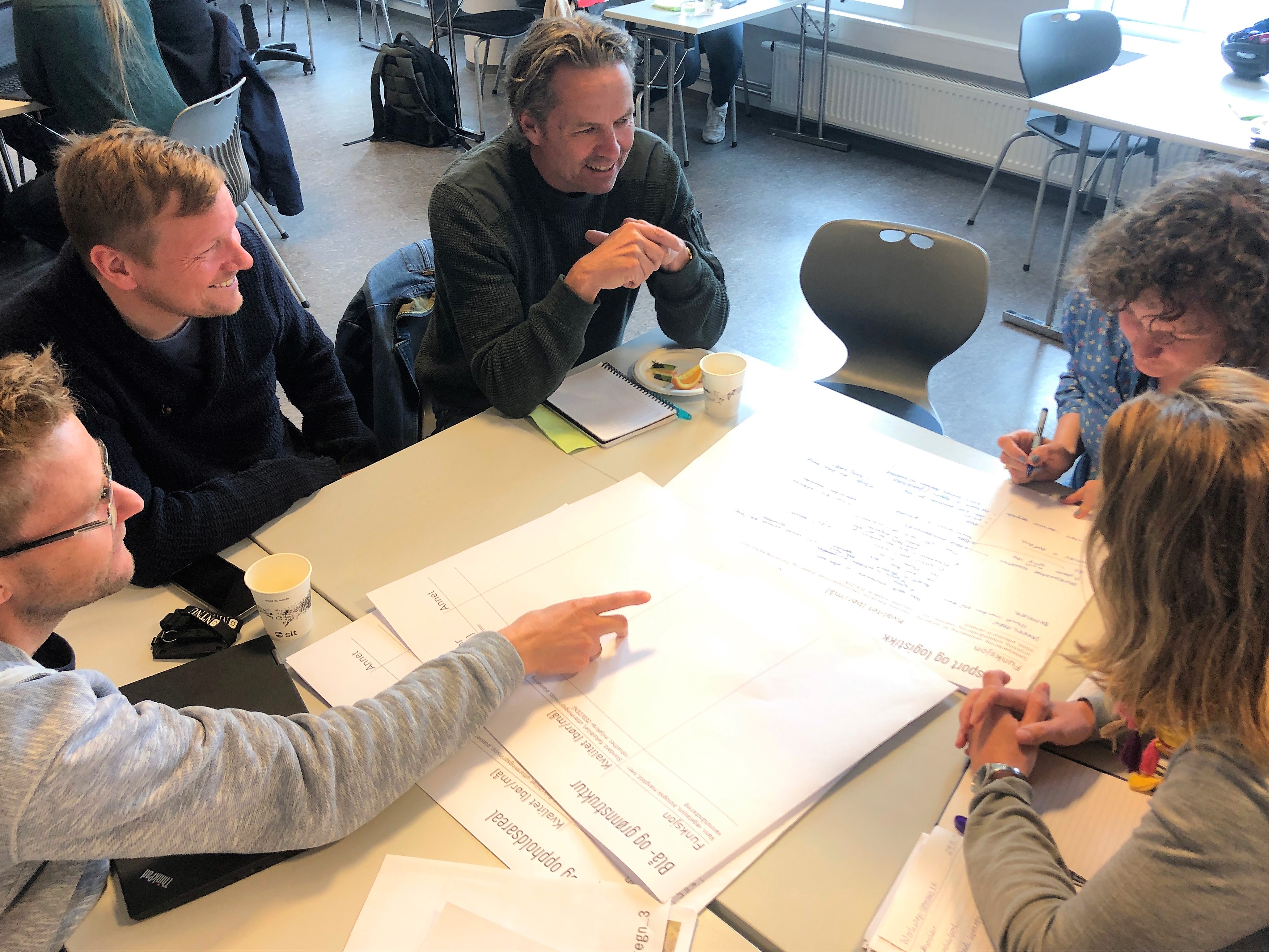 Group work in workshop 2. Photo: Christel Vindenes.