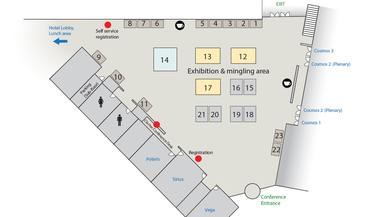 Exhibition floorplan