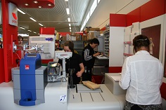 På posten. Foto: Stine Gabrielsen