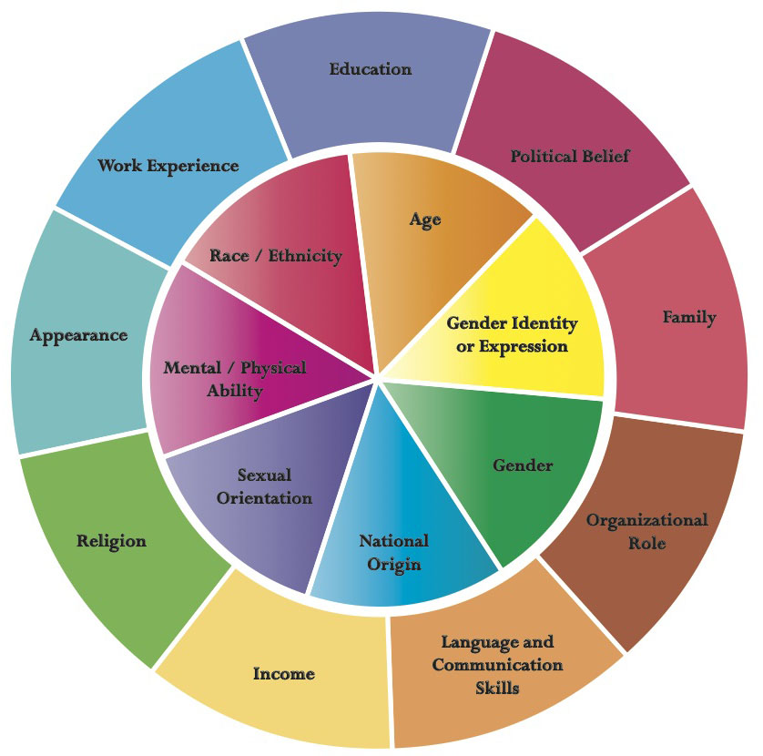 Diagram of the diversity wheel