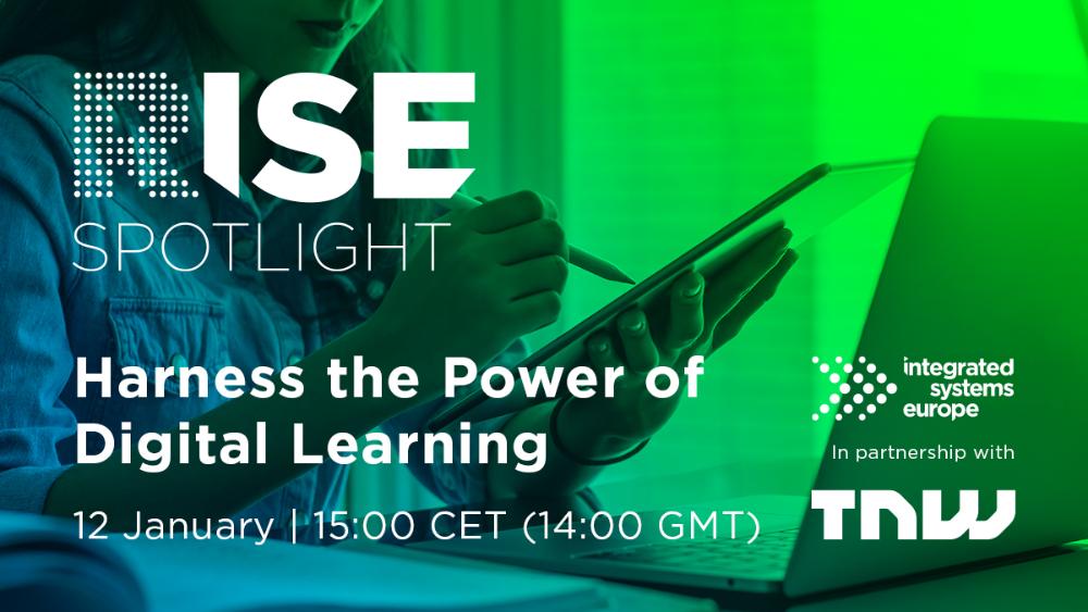 RISE Spotlight, Integrated Systems Europe, Online event, 2021. Poster