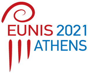 Eunis 2021 Athens conference logo. Link to programme page