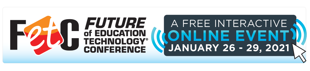 FETC - Future of education technology conference. Logo. Link to fetc.org webpage