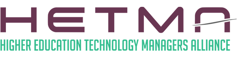Hetma - Higher education technology managers alliance. Logo. Link to hetma.org webpage