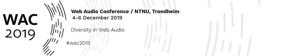 Web Audio Conference 2019, NTNU, logo