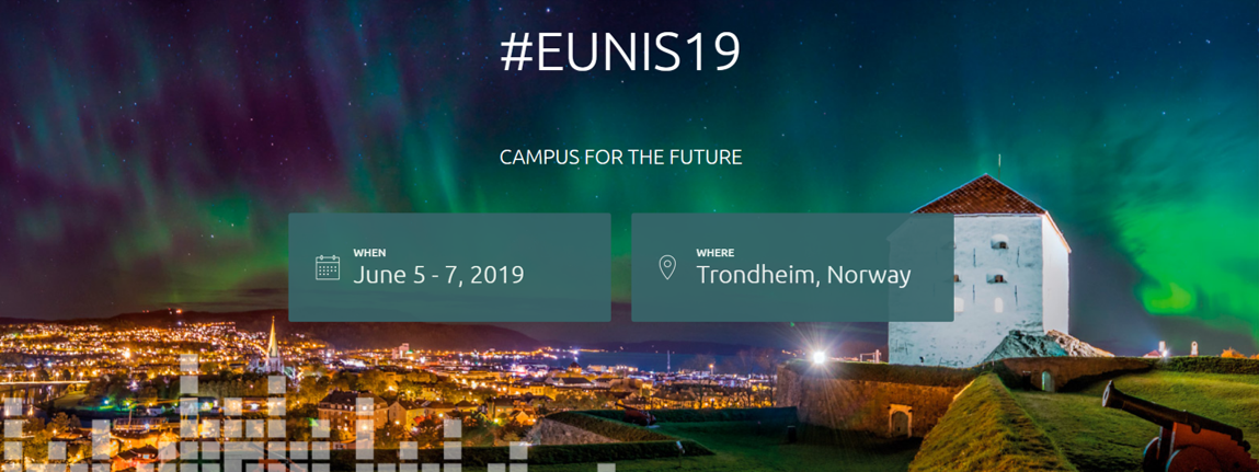 EUNIS workshop 2019 Trondheim, banner