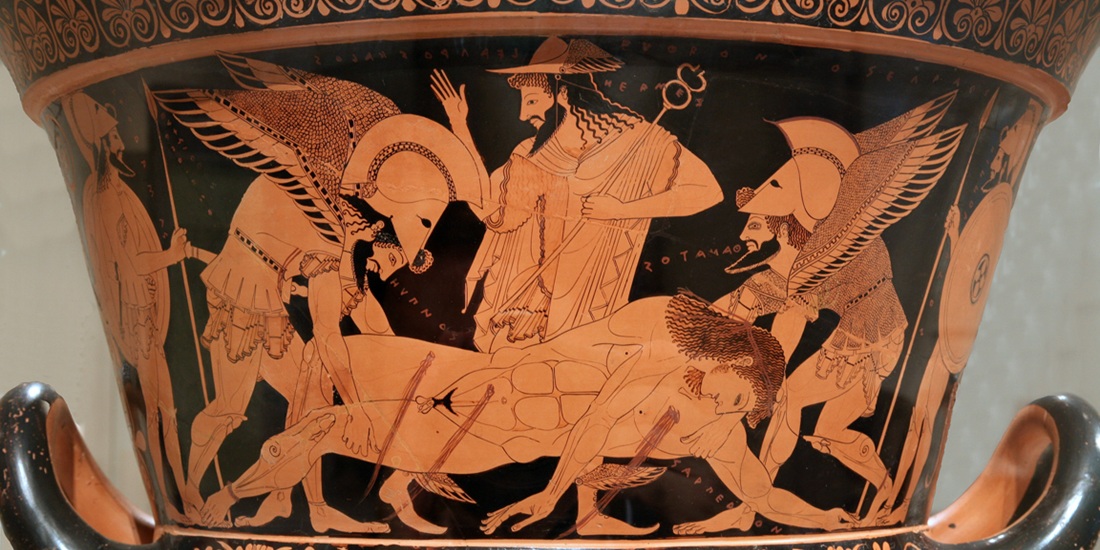 Motiv fra en gammel vase