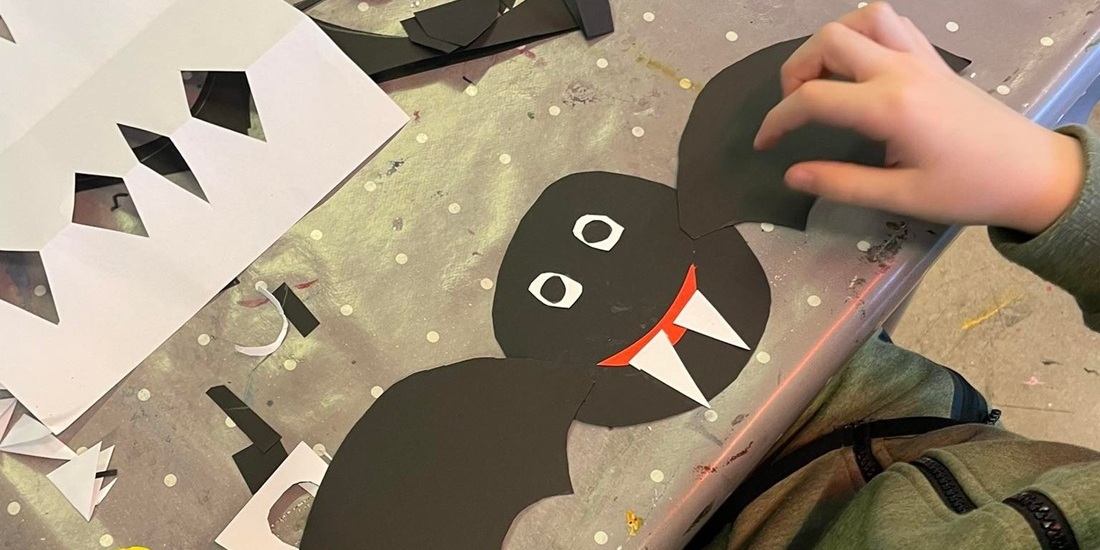 Children's art with a 