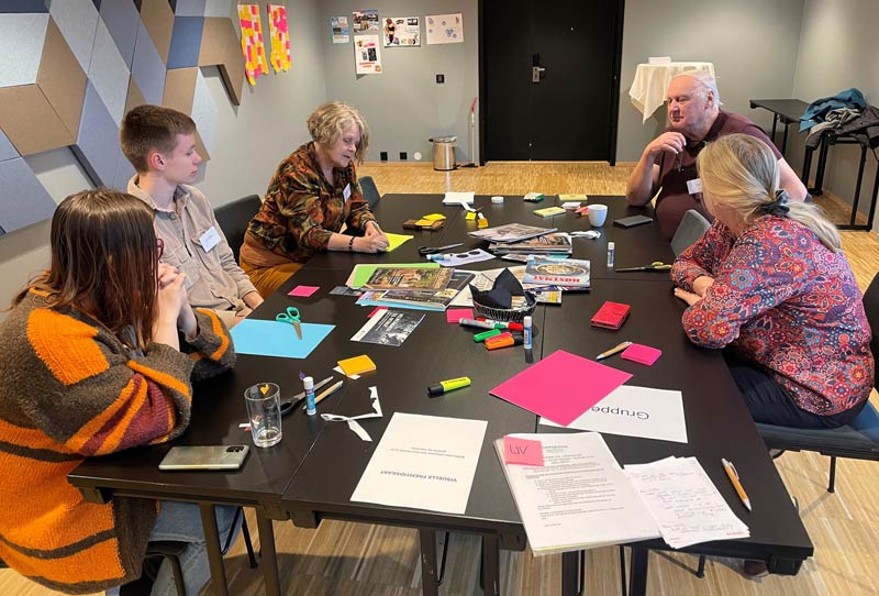 Groupwork at the citizen engagement workshop. Photo: Liv Eggset Falkenberg.