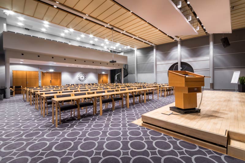 The largest conference hall at the hotel.