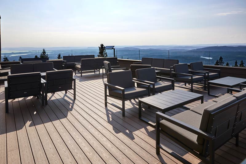 View towards the Oslofjord from the hotel