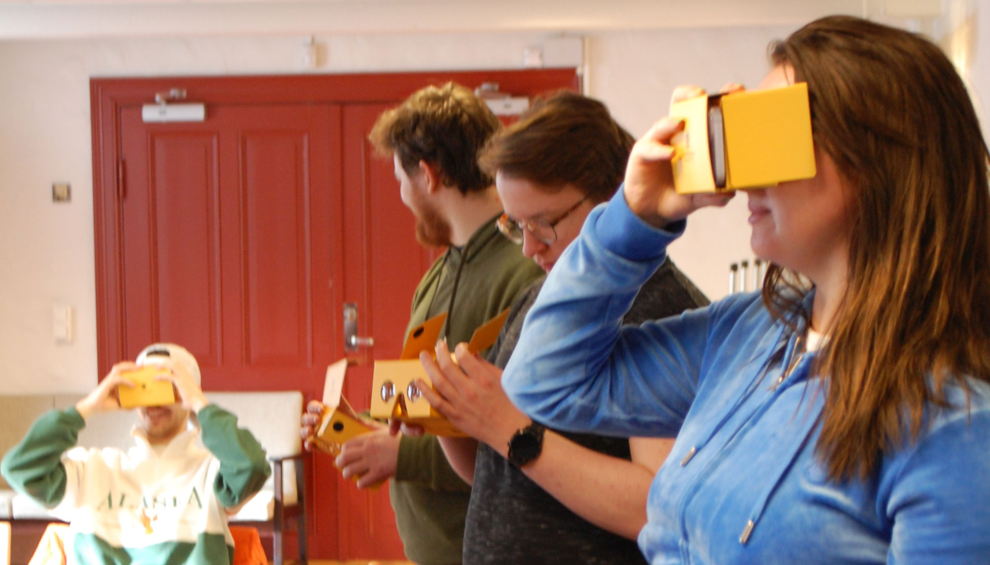 Students undertaking a project. Photo