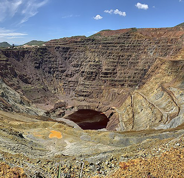 Bisbee Lavender Mine in Arizona, USA.