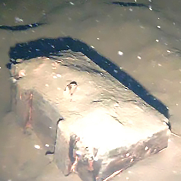 Ammunition dumped in water