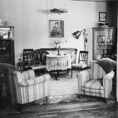 An old style living-room. Photo