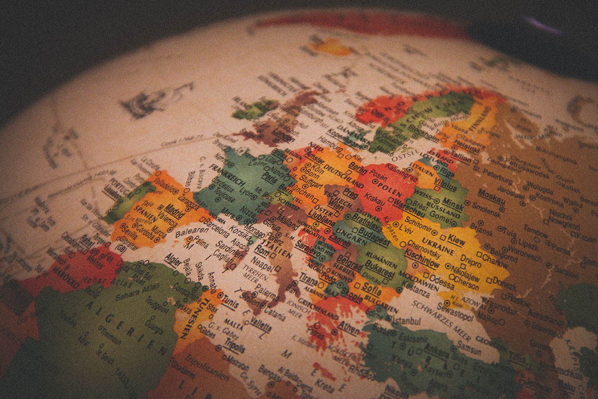 A globe. Photo