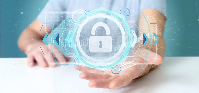 Cyber illustration key chain. Photo