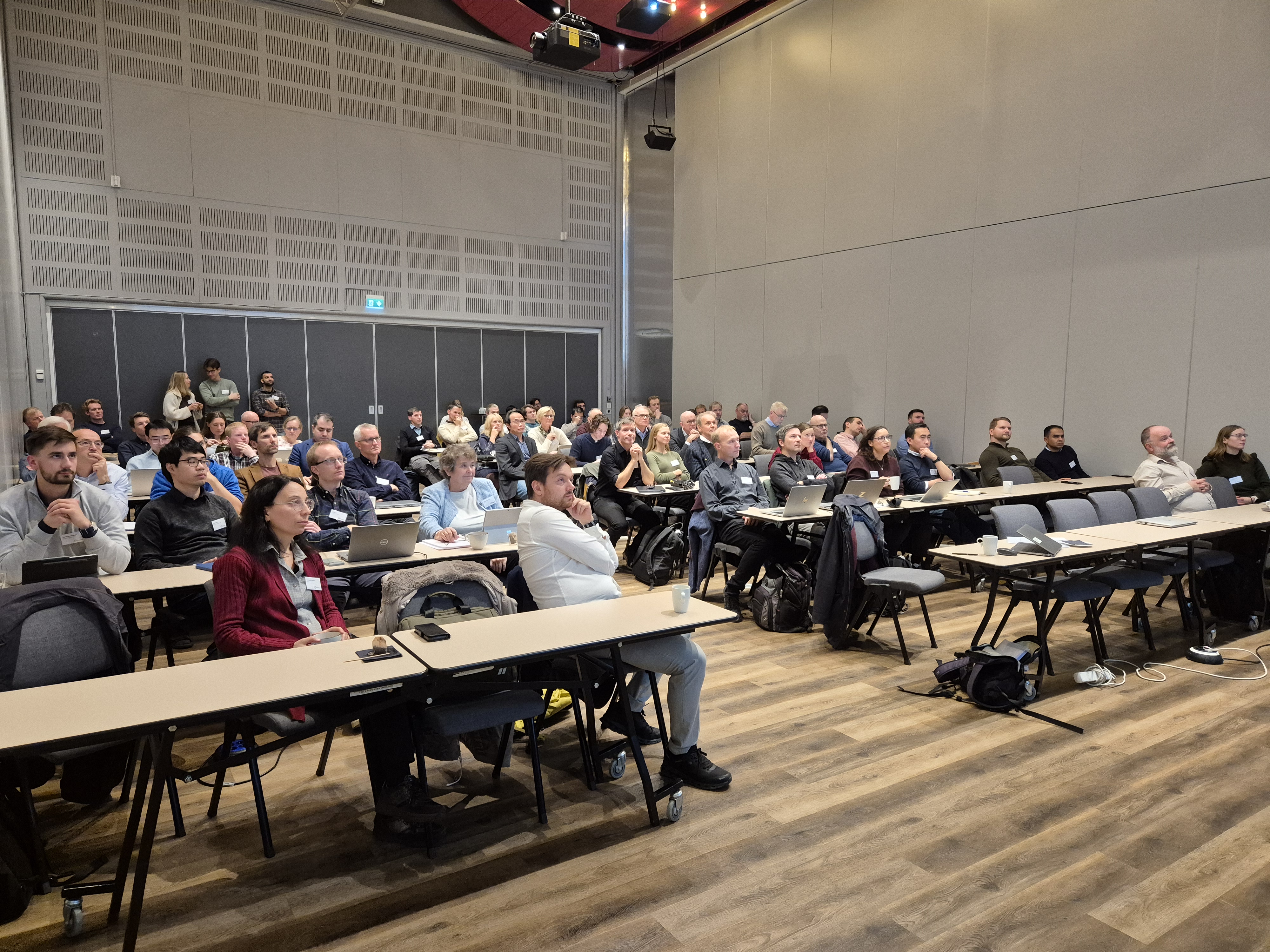 People in a conference hall