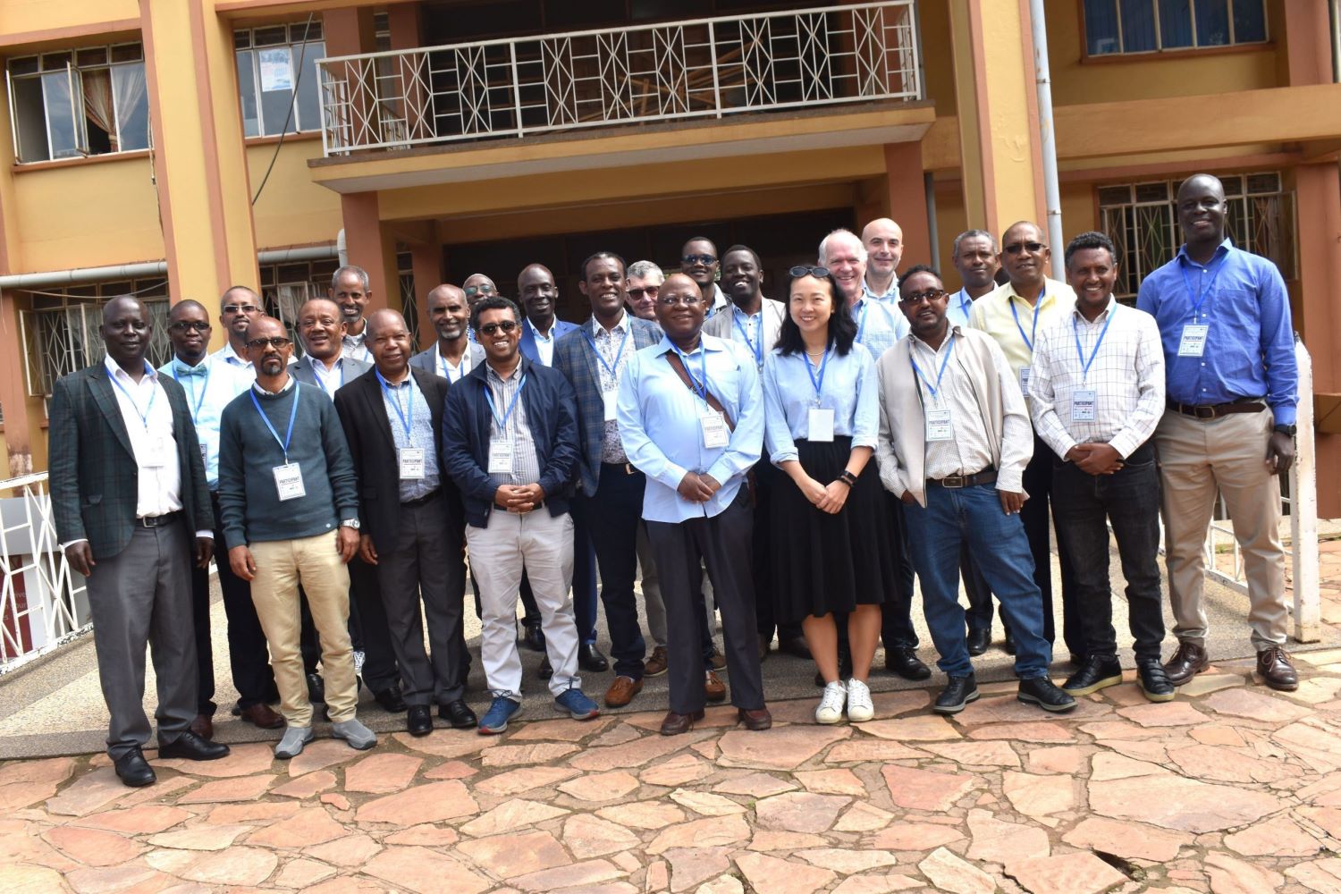 The UNET Project team at Senate Building, Makerere University on 27th November 2023