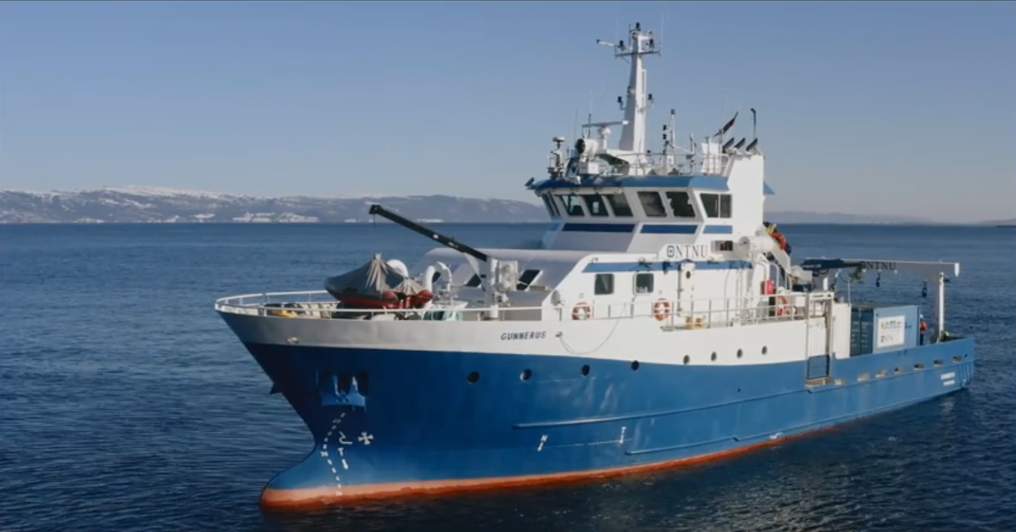 AI generated image with a ship in the rough waters