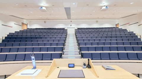 a lecture hall. Photo