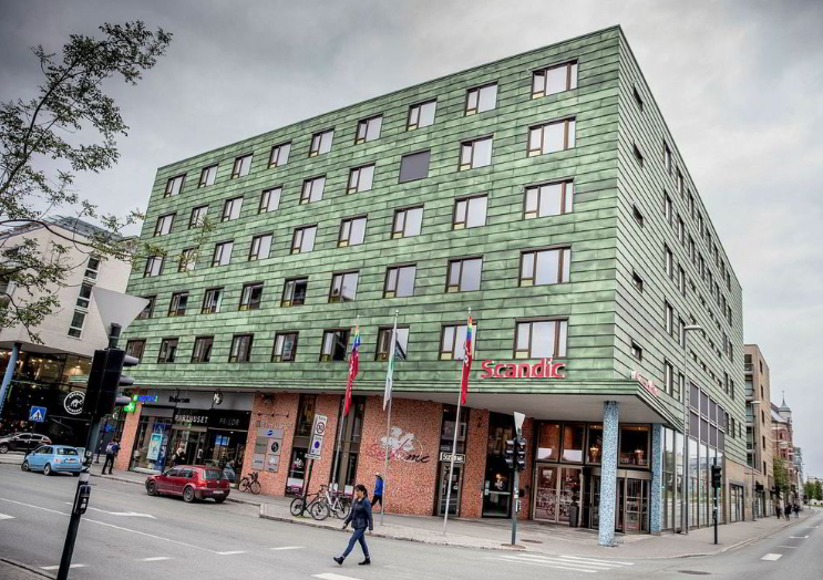 Hotel building. Photo
