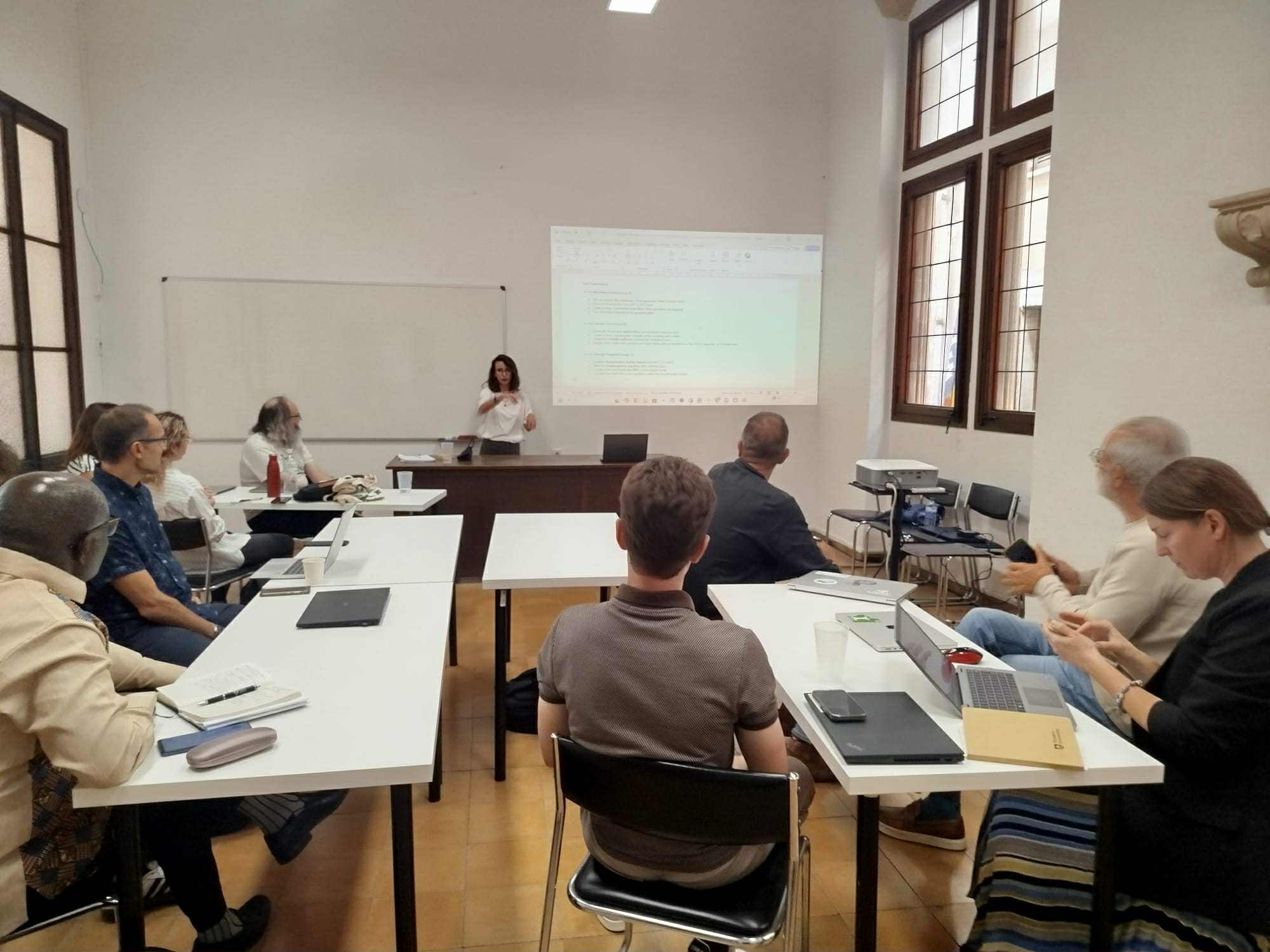 DiverSea participants seated around tables during a workshop