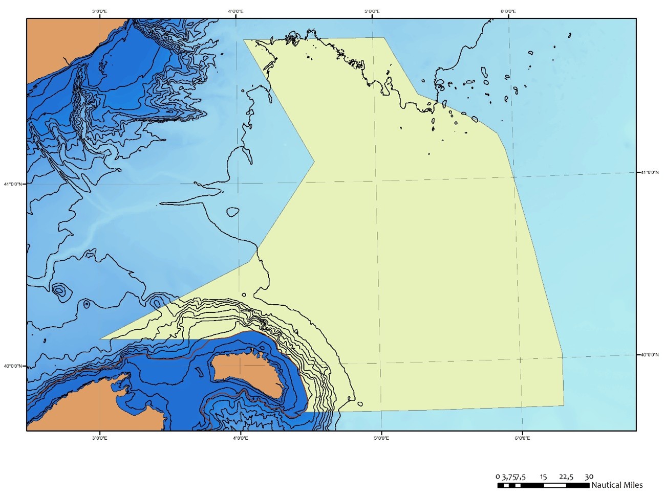 Map of the proposed MPA