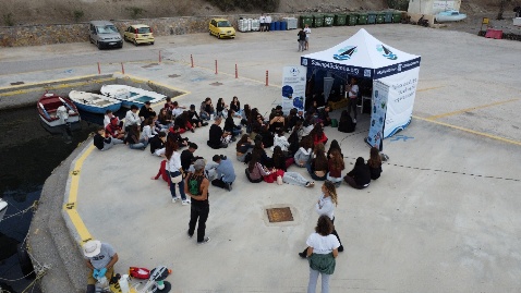 Nisyros stop. School's engagement